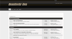 Desktop Screenshot of beastlords.org